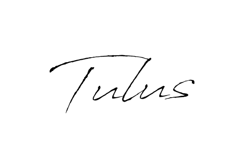 How to make Tulus signature? Antro_Vectra is a professional autograph style. Create handwritten signature for Tulus name. Tulus signature style 6 images and pictures png