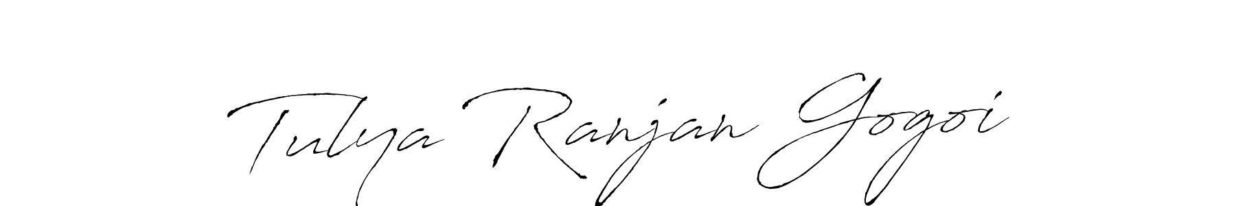 Design your own signature with our free online signature maker. With this signature software, you can create a handwritten (Antro_Vectra) signature for name Tulya Ranjan Gogoi. Tulya Ranjan Gogoi signature style 6 images and pictures png