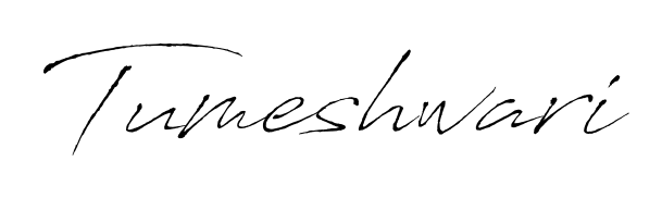 Explore multiple handwriting variations for Tumeshwari including this stunning Antro_Vectra design. Free to use across all platforms. Tumeshwari signature style 6 images and pictures png
