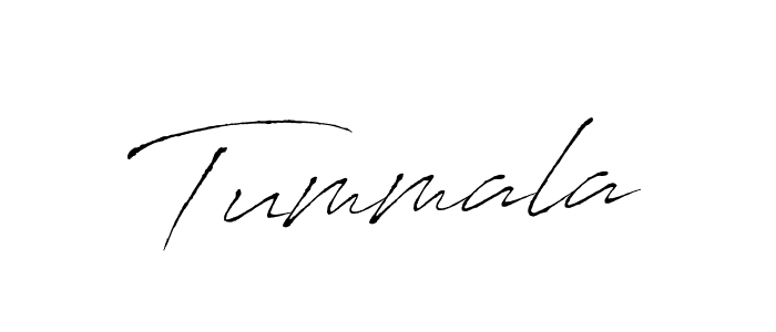 Make a beautiful signature design for name Tummala. With this signature (Antro_Vectra) style, you can create a handwritten signature for free. Tummala signature style 6 images and pictures png