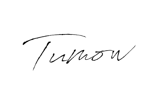 Make a beautiful signature design for name Tumow. With this signature (Antro_Vectra) style, you can create a handwritten signature for free. Tumow signature style 6 images and pictures png