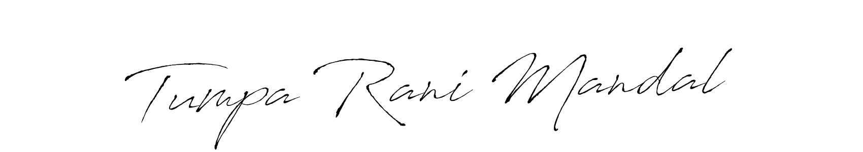 Tumpa Rani Mandal stylish signature style. Best Handwritten Sign (Antro_Vectra) for my name. Handwritten Signature Collection Ideas for my name Tumpa Rani Mandal. Tumpa Rani Mandal signature style 6 images and pictures png