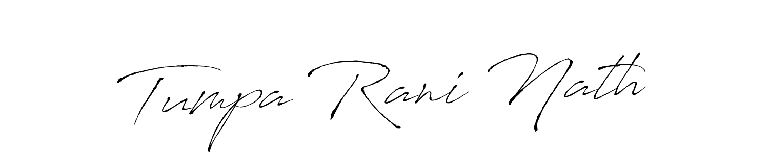 Also we have Tumpa Rani Nath name is the best signature style. Create professional handwritten signature collection using Antro_Vectra autograph style. Tumpa Rani Nath signature style 6 images and pictures png
