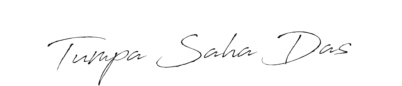 Antro_Vectra is a professional signature style that is perfect for those who want to add a touch of class to their signature. It is also a great choice for those who want to make their signature more unique. Get Tumpa Saha Das name to fancy signature for free. Tumpa Saha Das signature style 6 images and pictures png