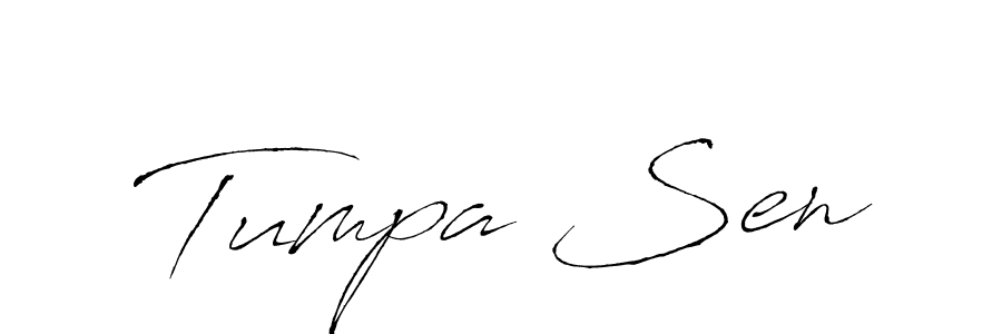 You should practise on your own different ways (Antro_Vectra) to write your name (Tumpa Sen) in signature. don't let someone else do it for you. Tumpa Sen signature style 6 images and pictures png