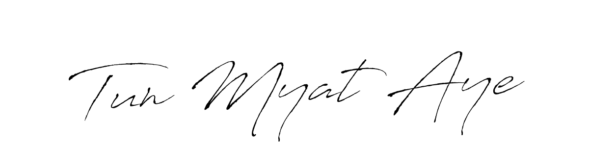 Also we have Tun Myat Aye name is the best signature style. Create professional handwritten signature collection using Antro_Vectra autograph style. Tun Myat Aye signature style 6 images and pictures png