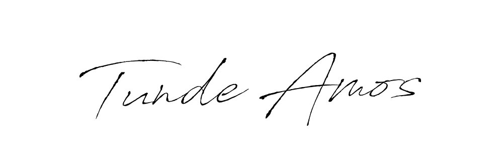 You should practise on your own different ways (Antro_Vectra) to write your name (Tunde Amos) in signature. don't let someone else do it for you. Tunde Amos signature style 6 images and pictures png