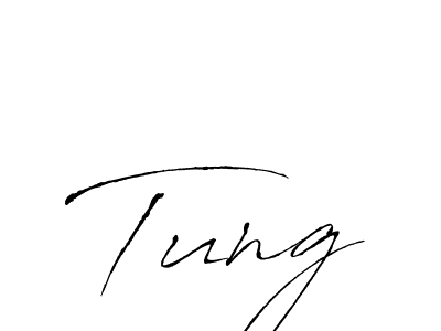 Create a beautiful signature design for name Tung. With this signature (Antro_Vectra) fonts, you can make a handwritten signature for free. Tung signature style 6 images and pictures png