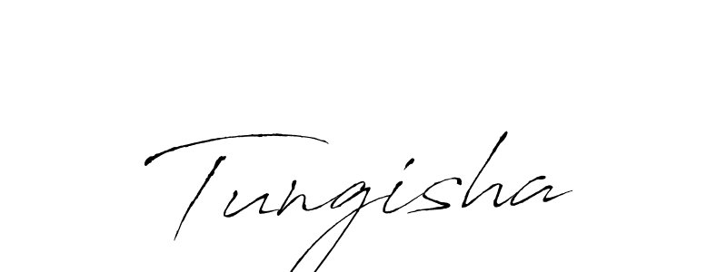 Use a signature maker to create a handwritten signature online. With this signature software, you can design (Antro_Vectra) your own signature for name Tungisha. Tungisha signature style 6 images and pictures png