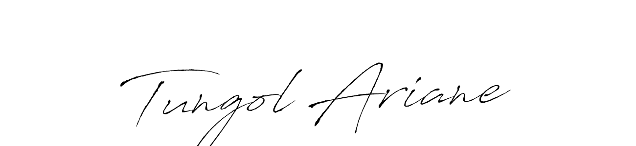How to make Tungol Ariane signature? Antro_Vectra is a professional autograph style. Create handwritten signature for Tungol Ariane name. Tungol Ariane signature style 6 images and pictures png