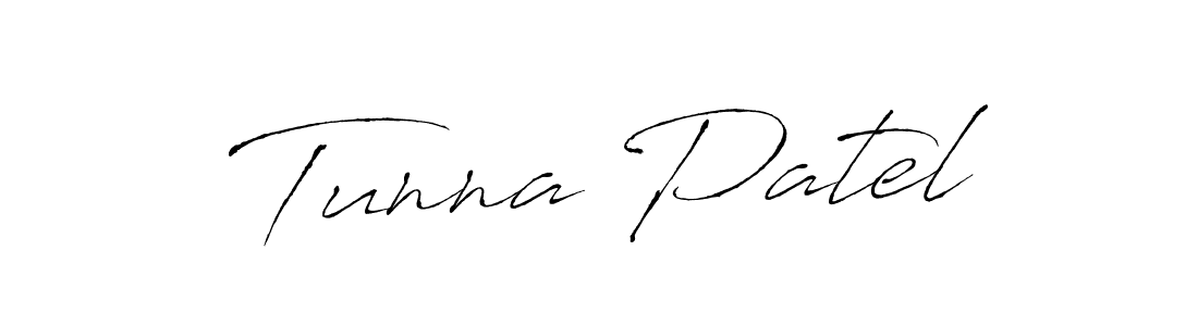Antro_Vectra is a professional signature style that is perfect for those who want to add a touch of class to their signature. It is also a great choice for those who want to make their signature more unique. Get Tunna Patel name to fancy signature for free. Tunna Patel signature style 6 images and pictures png