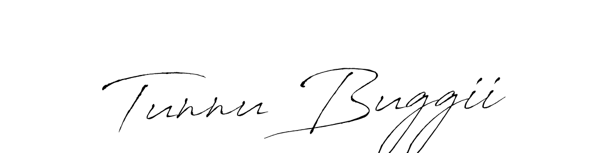 How to make Tunnu Buggii name signature. Use Antro_Vectra style for creating short signs online. This is the latest handwritten sign. Tunnu Buggii signature style 6 images and pictures png