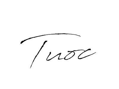 Tuoc stylish signature style. Best Handwritten Sign (Antro_Vectra) for my name. Handwritten Signature Collection Ideas for my name Tuoc. Tuoc signature style 6 images and pictures png