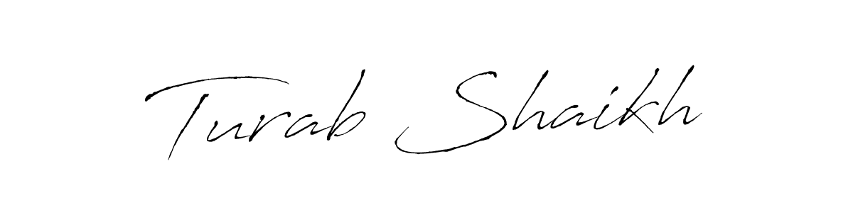 Similarly Antro_Vectra is the best handwritten signature design. Signature creator online .You can use it as an online autograph creator for name Turab Shaikh. Turab Shaikh signature style 6 images and pictures png