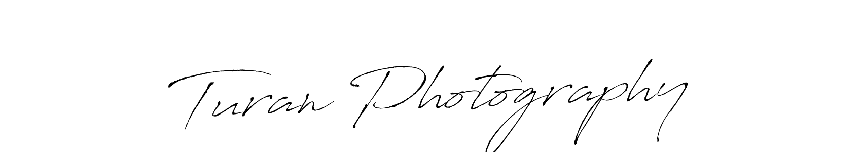 Design your own signature with our free online signature maker. With this signature software, you can create a handwritten (Antro_Vectra) signature for name Turan Photography. Turan Photography signature style 6 images and pictures png