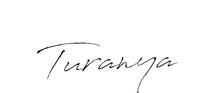 How to make Turanya name signature. Use Antro_Vectra style for creating short signs online. This is the latest handwritten sign. Turanya signature style 6 images and pictures png