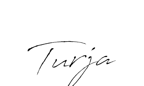 if you are searching for the best signature style for your name Turja. so please give up your signature search. here we have designed multiple signature styles  using Antro_Vectra. Turja signature style 6 images and pictures png