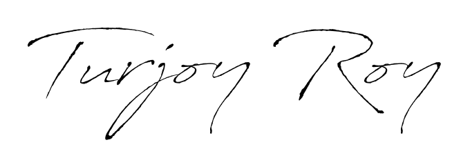 A dynamic signature style for Turjoy Roy using Antro_Vectra script. Designed to look authentic, handwritten, and professional. Turjoy Roy signature style 6 images and pictures png
