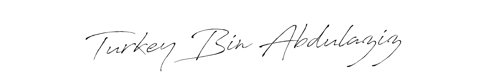 Make a beautiful signature design for name Turkey Bin Abdulaziz. Use this online signature maker to create a handwritten signature for free. Turkey Bin Abdulaziz signature style 6 images and pictures png