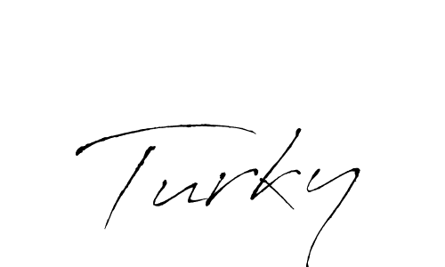 You should practise on your own different ways (Antro_Vectra) to write your name (Turky) in signature. don't let someone else do it for you. Turky signature style 6 images and pictures png