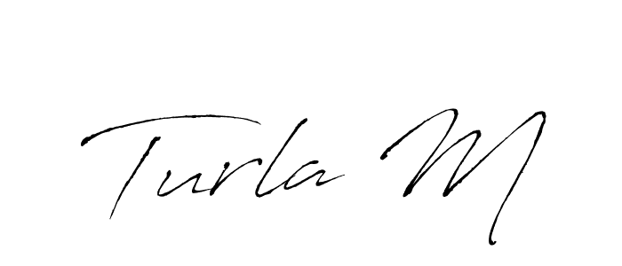 Antro_Vectra is a professional signature style that is perfect for those who want to add a touch of class to their signature. It is also a great choice for those who want to make their signature more unique. Get Turla M name to fancy signature for free. Turla M signature style 6 images and pictures png