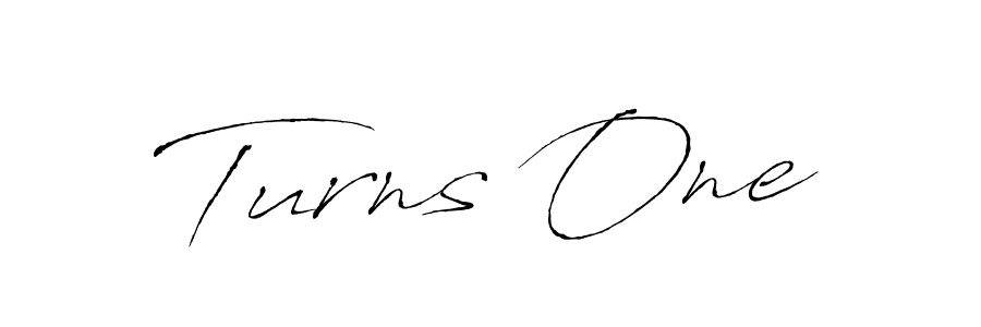 How to make Turns One signature? Antro_Vectra is a professional autograph style. Create handwritten signature for Turns One name. Turns One signature style 6 images and pictures png