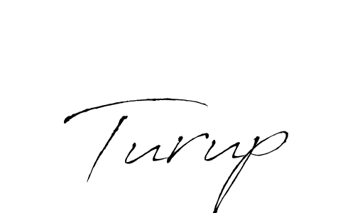 You should practise on your own different ways (Antro_Vectra) to write your name (Turup) in signature. don't let someone else do it for you. Turup signature style 6 images and pictures png