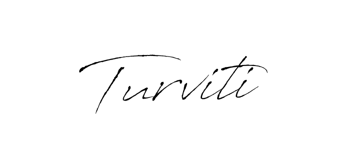 Antro_Vectra is a professional signature style that is perfect for those who want to add a touch of class to their signature. It is also a great choice for those who want to make their signature more unique. Get Turviti name to fancy signature for free. Turviti signature style 6 images and pictures png