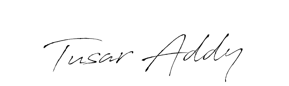 The best way (Antro_Vectra) to make a short signature is to pick only two or three words in your name. The name Tusar Addy include a total of six letters. For converting this name. Tusar Addy signature style 6 images and pictures png