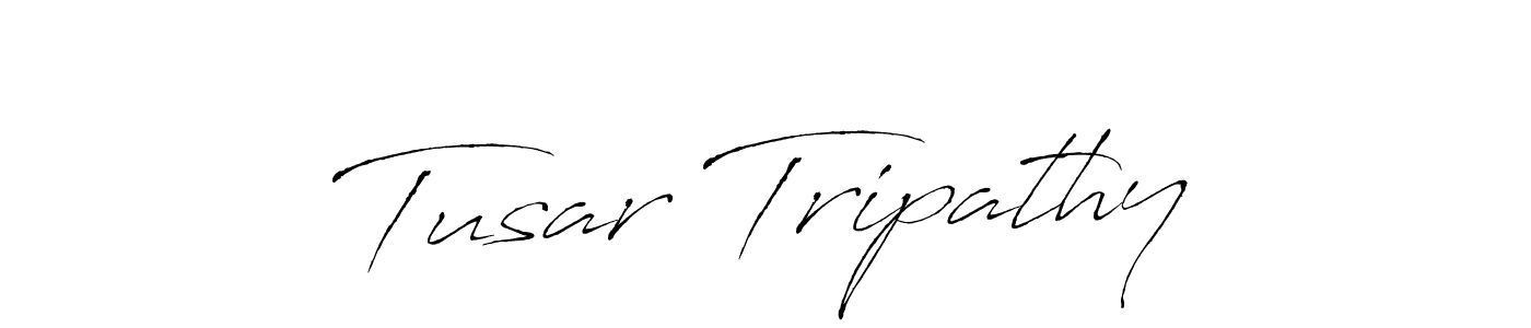 Tusar Tripathy stylish signature style. Best Handwritten Sign (Antro_Vectra) for my name. Handwritten Signature Collection Ideas for my name Tusar Tripathy. Tusar Tripathy signature style 6 images and pictures png