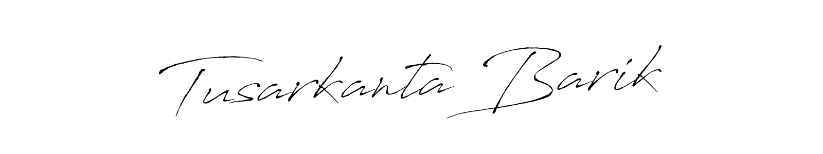 How to make Tusarkanta Barik name signature. Use Antro_Vectra style for creating short signs online. This is the latest handwritten sign. Tusarkanta Barik signature style 6 images and pictures png