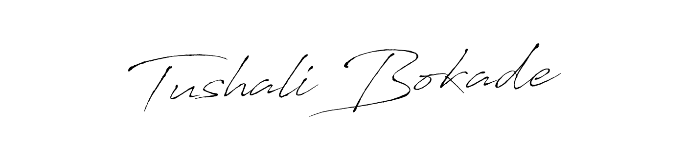Similarly Antro_Vectra is the best handwritten signature design. Signature creator online .You can use it as an online autograph creator for name Tushali Bokade. Tushali Bokade signature style 6 images and pictures png