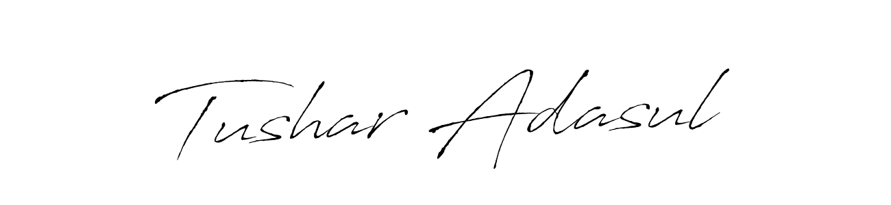 Make a beautiful signature design for name Tushar Adasul. Use this online signature maker to create a handwritten signature for free. Tushar Adasul signature style 6 images and pictures png