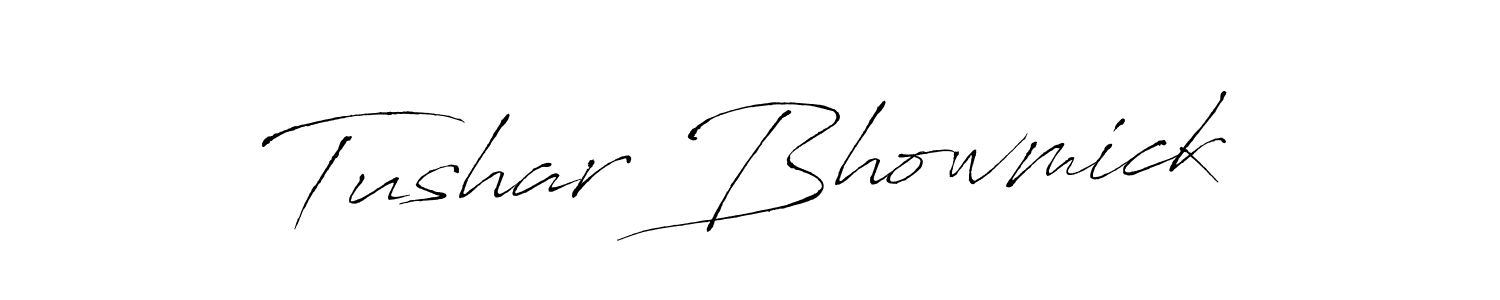 How to Draw Tushar Bhowmick signature style? Antro_Vectra is a latest design signature styles for name Tushar Bhowmick. Tushar Bhowmick signature style 6 images and pictures png