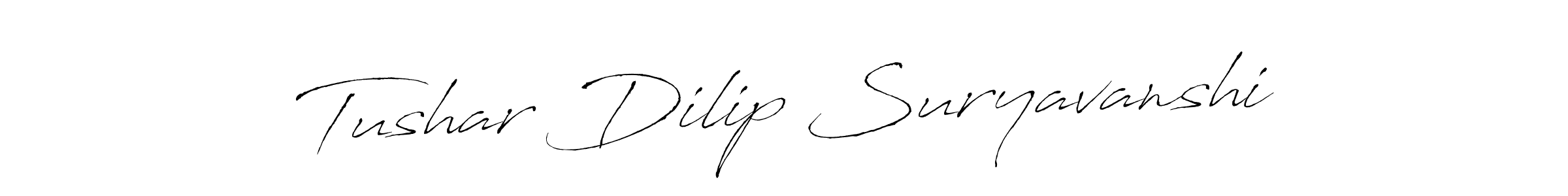 It looks lik you need a new signature style for name Tushar Dilip Suryavanshi. Design unique handwritten (Antro_Vectra) signature with our free signature maker in just a few clicks. Tushar Dilip Suryavanshi signature style 6 images and pictures png