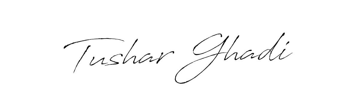 How to Draw Tushar Ghadi signature style? Antro_Vectra is a latest design signature styles for name Tushar Ghadi. Tushar Ghadi signature style 6 images and pictures png