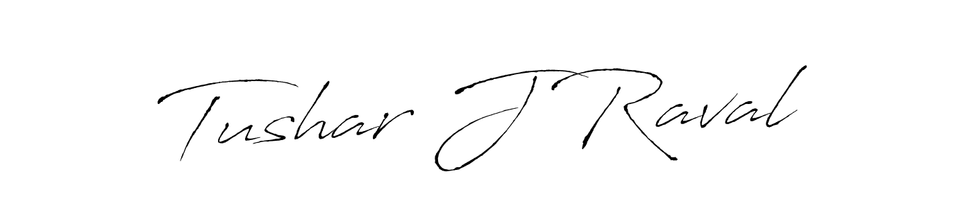 You should practise on your own different ways (Antro_Vectra) to write your name (Tushar J Raval) in signature. don't let someone else do it for you. Tushar J Raval signature style 6 images and pictures png