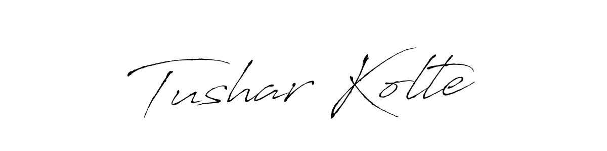 It looks lik you need a new signature style for name Tushar Kolte. Design unique handwritten (Antro_Vectra) signature with our free signature maker in just a few clicks. Tushar Kolte signature style 6 images and pictures png