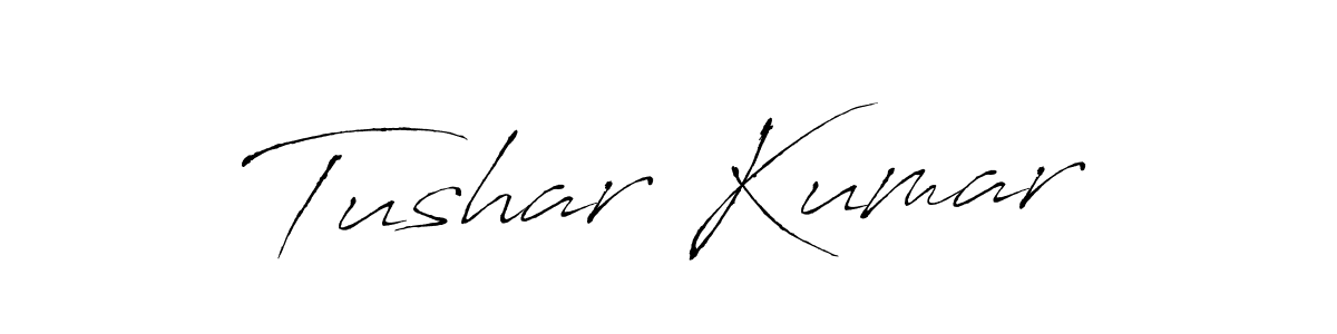 Create a beautiful signature design for name Tushar Kumar. With this signature (Antro_Vectra) fonts, you can make a handwritten signature for free. Tushar Kumar signature style 6 images and pictures png