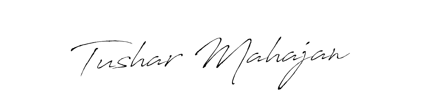 Use a signature maker to create a handwritten signature online. With this signature software, you can design (Antro_Vectra) your own signature for name Tushar Mahajan. Tushar Mahajan signature style 6 images and pictures png