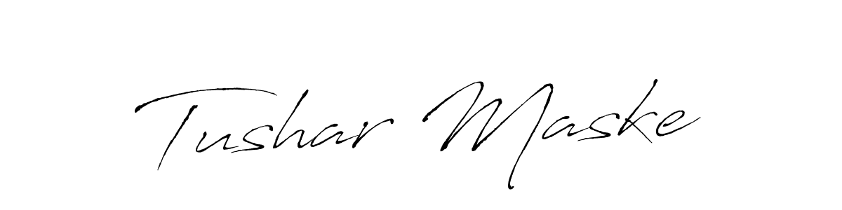 Here are the top 10 professional signature styles for the name Tushar Maske. These are the best autograph styles you can use for your name. Tushar Maske signature style 6 images and pictures png