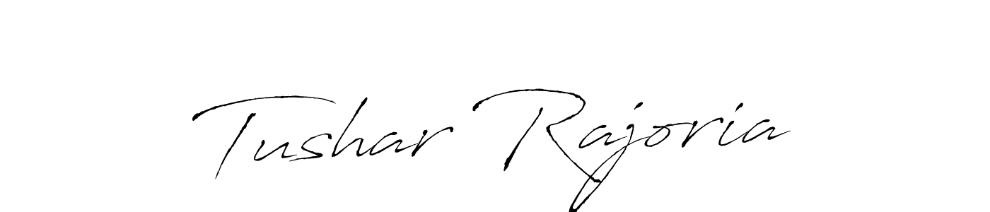 You should practise on your own different ways (Antro_Vectra) to write your name (Tushar Rajoria) in signature. don't let someone else do it for you. Tushar Rajoria signature style 6 images and pictures png