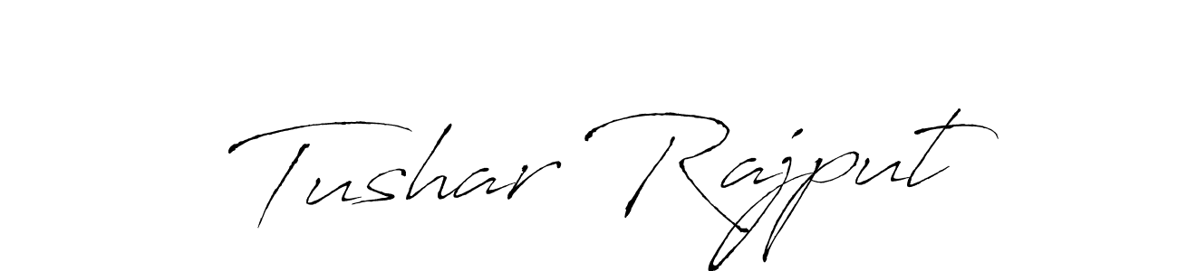 The best way (Antro_Vectra) to make a short signature is to pick only two or three words in your name. The name Tushar Rajput include a total of six letters. For converting this name. Tushar Rajput signature style 6 images and pictures png