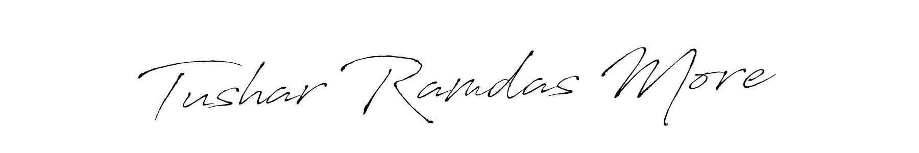 It looks lik you need a new signature style for name Tushar Ramdas More. Design unique handwritten (Antro_Vectra) signature with our free signature maker in just a few clicks. Tushar Ramdas More signature style 6 images and pictures png