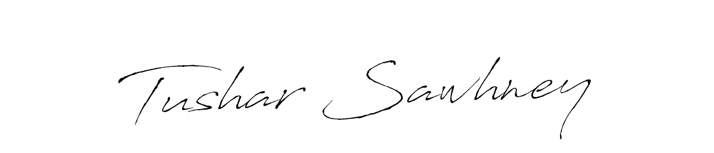 This is the best signature style for the Tushar Sawhney name. Also you like these signature font (Antro_Vectra). Mix name signature. Tushar Sawhney signature style 6 images and pictures png