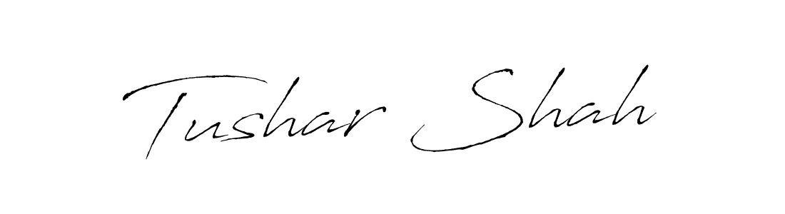 Design your own signature with our free online signature maker. With this signature software, you can create a handwritten (Antro_Vectra) signature for name Tushar Shah. Tushar Shah signature style 6 images and pictures png