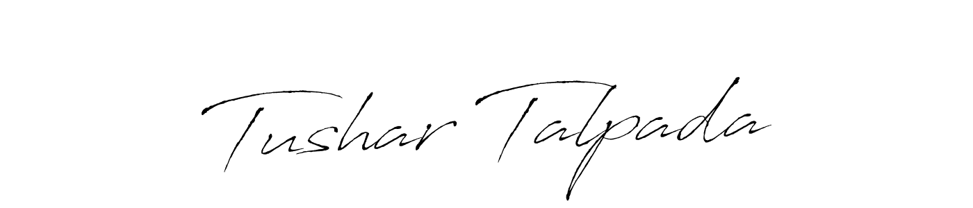 How to Draw Tushar Talpada signature style? Antro_Vectra is a latest design signature styles for name Tushar Talpada. Tushar Talpada signature style 6 images and pictures png