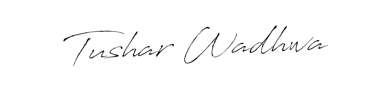 The best way (Antro_Vectra) to make a short signature is to pick only two or three words in your name. The name Tushar Wadhwa include a total of six letters. For converting this name. Tushar Wadhwa signature style 6 images and pictures png