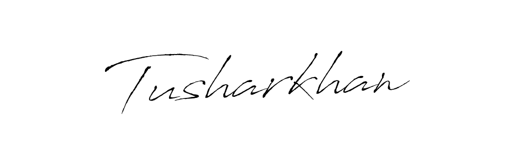 Also we have Tusharkhan name is the best signature style. Create professional handwritten signature collection using Antro_Vectra autograph style. Tusharkhan signature style 6 images and pictures png