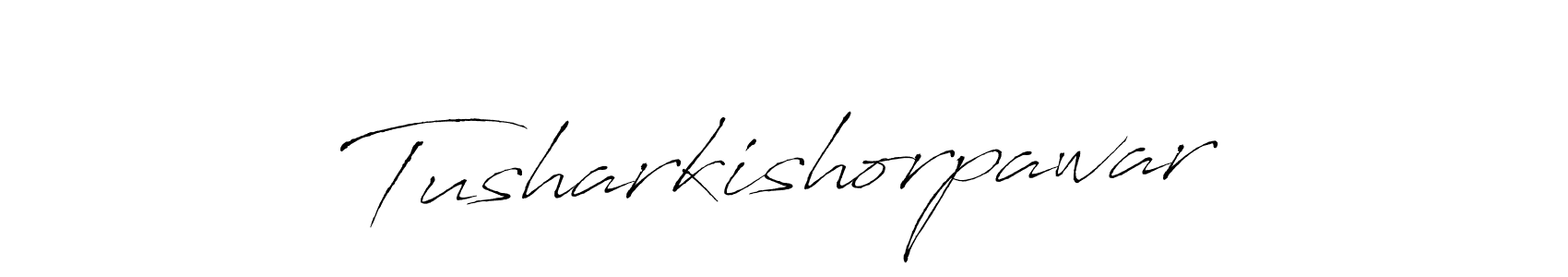 Create a beautiful signature design for name Tusharkishorpawar. With this signature (Antro_Vectra) fonts, you can make a handwritten signature for free. Tusharkishorpawar signature style 6 images and pictures png